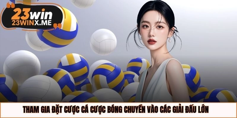 Tham gia đặt cược cá cược bóng chuyền vào các giải đấu lớn