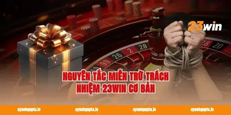 Nguyên tắc miễn trừ trách nhiệm 23win cơ bản