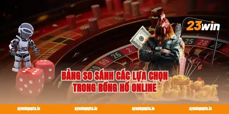 Bảng So Sánh Các Lựa Chọn Trong Rồng Hổ Online
