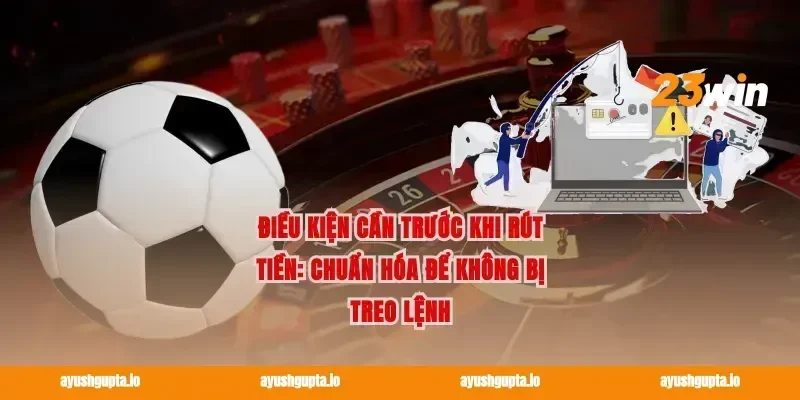 Điều kiện cần trước khi rút tiền: chuẩn hóa để không bị treo lệnh