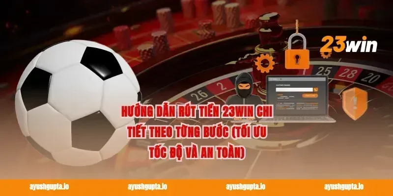 Hướng dẫn rút tiền 23win chi tiết theo từng bước (tối ưu tốc độ và an toàn)